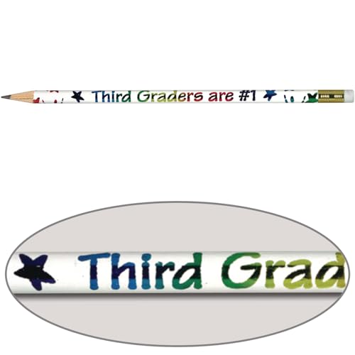 Really Good Stuff Make The Grade Pencils - 12 Pencils. - style: 3rd Grade