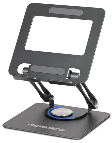 Swivel Tablet Stand for iPad/Kindle/iPhone 13"-4.7" Holder, Adjustable Tablet Stand for Desk, Kitchen, PC Office Accessories for Desk, Men, Women, iPad Accessories - color: Grey
