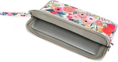 Laptop Sleeve Carrying Case Bag with Handle and Pocket for MacBook Pro 14 inch and 14 inch-14.4 inch HP, Lenovo, Dell, ASUS, Acer Notebook Computer (Rose Garden) - color: Rose Garden With Strap, size: 14 inch