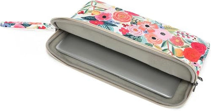 Laptop Sleeve Carrying Case Bag with Handle and Pocket for MacBook Pro 14 inch and 14 inch-14.4 inch HP, Lenovo, Dell, ASUS, Acer Notebook Computer (Rose Garden) - color: Rose Garden With Strap, size: 14 inch