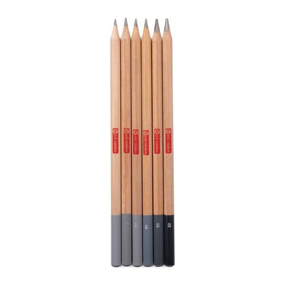 ROYAL TALENS Case of 6 Graphite Art Creation Round Body HB, B, 2B, 4B, 6B, 8B