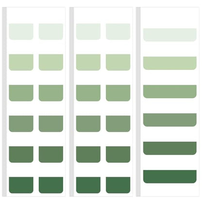 300 Pcs Sticky Index Book Tabs Bible Tabs Gradient Repositionable Page Tab Labels for Notebooks File Classification(Sage Green) - color: Sage Green
