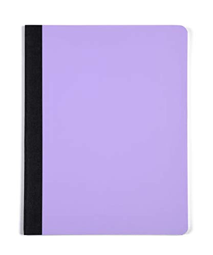 Mintra Office Poly Composition Book (3 Pack, Poly Comp - Salmon, Sage Green, Lavender) - color: Salmon, Sage Green, Lavender, size: 7.5in x 9.75in (3 Pack)