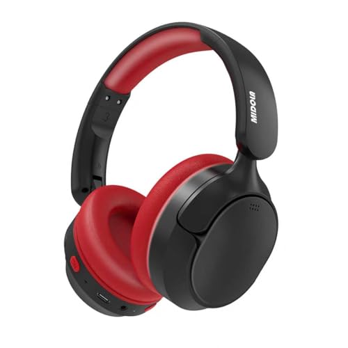 MIDOLA Kids Bluetooth Headphones Active Noise Cancelling,Volume Limited 85/94dB,Over Ear Foldable with Mic Aux Cord,Lightweight Wireless Headphone for Kid Toddler Child Pad Tablet Black - color: Black