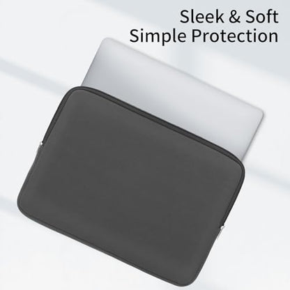 RAINYEAR Laptop Sleeve Case Compatible with 13.3 Inch Notebook Computer Chromebook 14" MacBook Pro/Max M1 M2 M3 M4 M5 Soft Bag Protective Cover with Accessories Pouch (Gray, Upgraded Version) - color: Gray(upgraded Version), size: 13"-13.3"