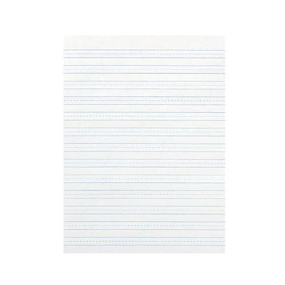 School Smart-85353 Skip-A-Line Ruled Writing Paper, 3/8 Inch Ruled Short Way, 8 x 10-1/2 Inches, White, Pack of 500 - size: 8" x 10.5" - 3/8" Ruled
