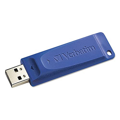 Verbatim 16GB USB 2.0 Flash Drive - Cap-Less & Universally Compatible - Blue - size: 16 GB