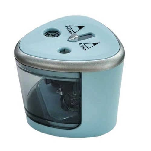 Automatic Pencil Sharpener with Auto Stop & Lead Breakage Protection – Ideal for Offices,Schools,Students,and Illustrators Quiet Operation,No Rough Edges,Pink - color: Pink