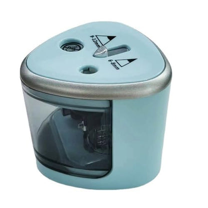 Automatic Pencil Sharpener with Auto Stop & Lead Breakage Protection – Ideal for Offices,Schools,Students,and Illustrators Quiet Operation,No Rough Edges,Pink - color: Pink