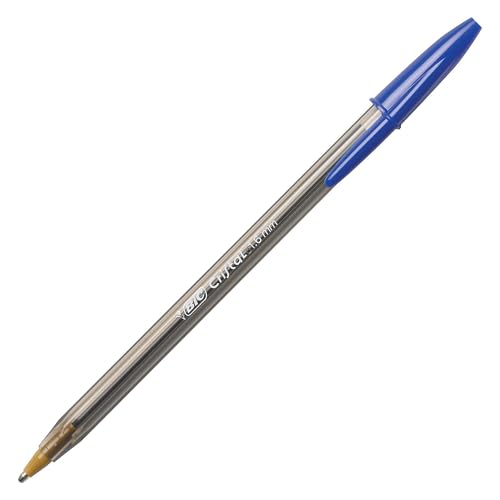 BIC Cristal Xtra Bold Ballpoint Pens, Bold Point (1.6mm) For Vivid And Dramatic Lines, Blue Ink, 24-Count Pack, Perfect Ink Pens - color: Blue Ink, size: 24 Count (Pack of 1), style: Bold Point (1.6mm)