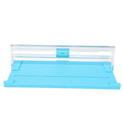 Alomejor Portable Mini Paper Trimmer for Crafting, Lightweight and Durable Paper Cutter for Scrapbooking, Perfect for Home Office Use, Size Approx. 19.3x8.5cm