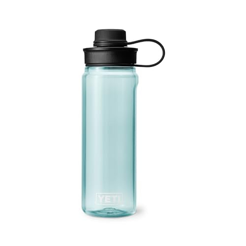 YETI Yonder Water Bottle with Yonder Tether Cap, Lightweight, Leakproof and BPA-Free - color: Seafoam, size: 25 Ounces