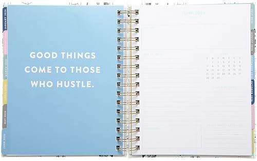 WORLD TRAVELER 2026 Planner Weekly & Monthly Hardcover Spiral Agenda | Hardcover Spiral Lay-Flat Binding, Weekly and Monthly Planning Pages, January to December 2026, 7x8.75 Compact Format - color: White Pet