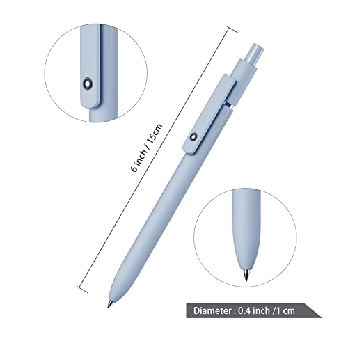 Gel Pens, 5 Pcs 0.5mm Quick Dry Black Ink Pens | Nursing School Essentials, Fine Point Smooth Writing Pens, Cute Office Supplies Gifts for Women