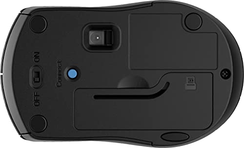 HP Wireless Mouse 220 Silent, Ambidextrous, RF Wireless, Black