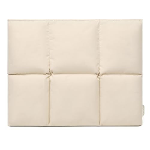 KAYOND Puffy Laptop Sleeve 15inch 16 inch, Pillow Shape Laptop Sleeve, Compatible MacBook Air 15 in M4 2025 & MacBook Pro 16 in M4 2024,Off White - color: Off White, size: For 15"-16" MBA/MAP M4 M3 M2 M1