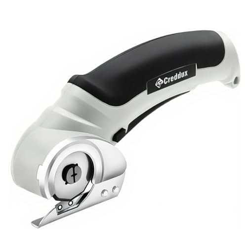 Cordless Electric Scissors, 4.2V Cardboard Cutter Tool for Cardboard Carpet Leather Packages Plastic with Rechargeable Battery Gray - color: Gray