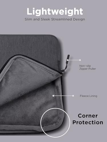 Lenovo Urban Laptop Sleeve 14 Inch for Laptop/ Notebook/Tablet Compatible with MacBook Air/Pro Water Resistant - Charcoal Grey - size: 14 inch