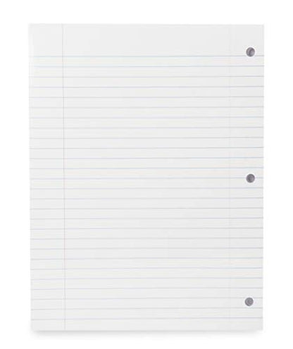 Mintra Office Filler Paper (Wide Ruled, 2400 Sheets (4-6pks)) - color: Wide Ruled, size: 2400 Sheets (4-6pks)