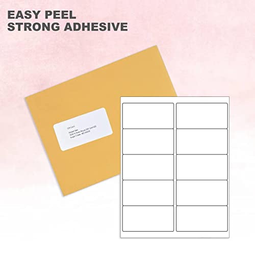 BESTEASY 2x4 Shipping Labels, FBA 10 Up Address mailing Labels, 100 Sheets Sticker Labels Compatible Laser/Inkjet(1000 Labels) - size: 100 sheets, style: 10 up-2"x4"