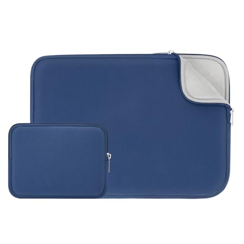 RAINYEAR 11-11.6 Inch Laptop Sleeve Case Soft Lining Cover with Accessories Pouch,Compatible with MacBook Neo A18 11.6" MacBook Air for 11" Notebook Computer(Navy Blue,Upgraded Version) - color: Navy Blue(upgraded Version), size: 11"-11.6"