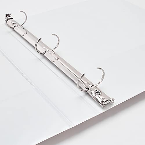 Avery Standard View 3 Ring Binder, 1" Round Rings, 175-Sheet Capacity, 1.4 Inch Wide Spine, 1 White Binder, Ideal for Lightweight Organization and Occasional Referencing (05760) - style: 1 Pack