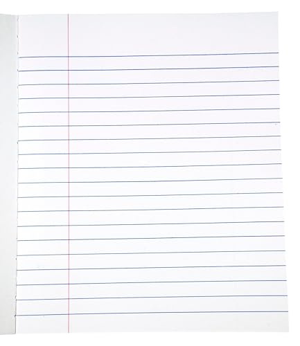 School Smart Flexible Cover Ruled Composition Book, 8-1/2 x 7 Inches, 40 Pages