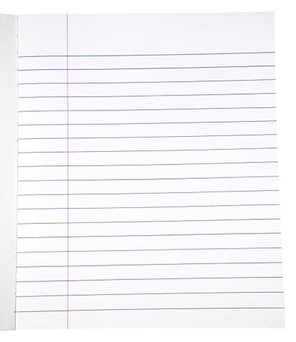 School Smart Flexible Cover Ruled Composition Book, 8-1/2 x 7 Inches, 40 Pages