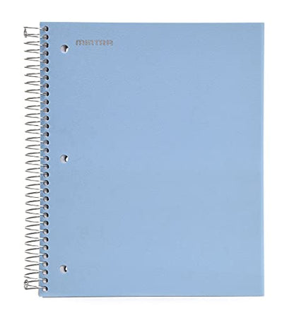 Mintra Office Durable Spiral Notebooks, 5 Subject (Arctic Ice, College Ruled 1pk) - color: Arctic Ice, size: College Ruled 1pk
