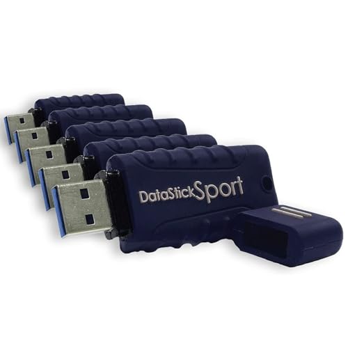 Water Resistant 32GB DataStick Sport by Centon, 5 Pack, USB 3.2 Gen1 Flash Drive Memory Stick for Storage and Backup - size: 32 GB, style: Pack of 5