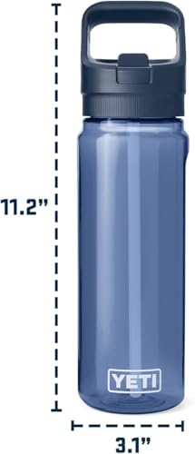 YETI Yonder 750 ml/25 oz Water Bottle with Yonder Straw Cap, Pace Purple - color: Pace Purple, size: 25 Ounces