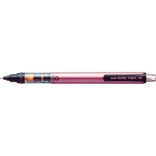 Uni Mechanical Pencil Kurutoga Pipe Slide Model 0.5mm, Pink Body (M54521P.13) (Pack of 2) - color: Pink, size: 1 Count (Pack of 2)