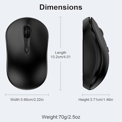 Wireless Mouse,Computer Wireless Cordless Mouse 2.4GHz HP Mice for Laptop,PC,Computer,HP, Windows,Chromebook,Notebook,Mac,Desktop USB Mice