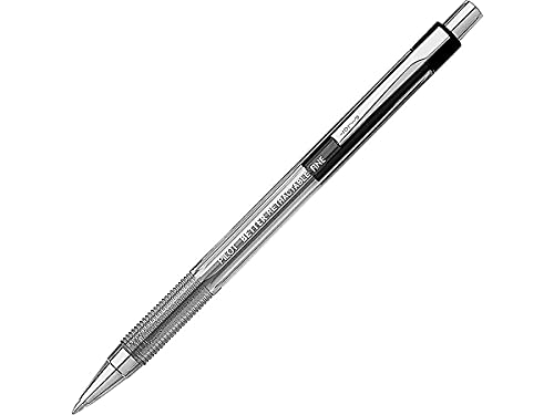Pilot The Better Ball Point Pen, Refillable & Retractable Ballpoint Pens, Fine Point 0.7mm, Black Ink, 12-Pack - color: Black Ink, size: 12 Count (Pack of 1), style: Fine Point