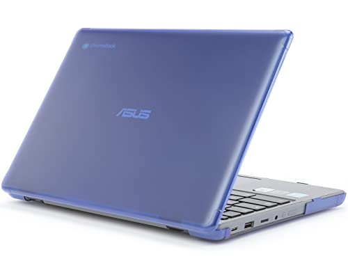 mCover Case Compatible for 2022~2023 11.6" ASUS Chromebook CR1 (CR1100CA or CR1100FA) Series Laptop Computers ONLY (NOT Fitting Any Other ASUS Models) - Blue - color: Blue