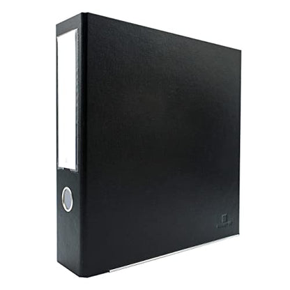 3-Ring Premium Binder - Black, 3" Spine, by Bindertek | 525 Sheet Capacity, 2" D-Rings, Linen-Textured Covers, Steel Reinforced Edges, Spine Label Included - color: Black, size: 3" Spine