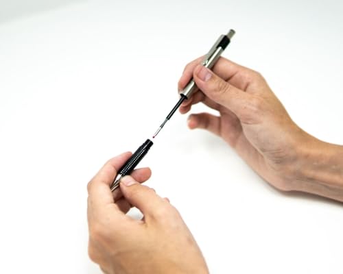 Zebra Pen STEEL G-301 Retractable Gel Pen, Black Ink, 0.7mm, 2-Pack | Stainless Steel Barrel, Textured Grip, Easy-Glide Smooth, Skipless Ink, Fine Point Tip, Professional Design (41312) - color: Black B