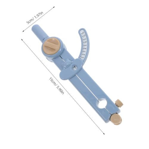 TEHAUX Professional Metal Compass with Scale for Students, Sturdy Iron Geometry Tool Kit Suitable for Classroom Settings, Multi-Function Circle Drawing Tool and Math Supplies