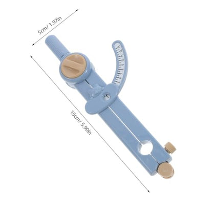 TEHAUX Professional Metal Compass with Scale for Students, Sturdy Iron Geometry Tool Kit Suitable for Classroom Settings, Multi-Function Circle Drawing Tool and Math Supplies