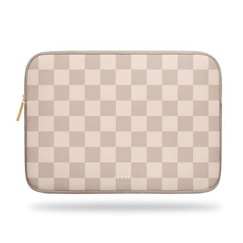 Vandel Slim & Protective Laptop Sleeve for 13-13.3 Inch Laptops. for MacBook Air 13, MacBook Pro 13, Dell XP3 13, HP, Surface 13, Chromebooks - color: a. Neutral Checker, size: 13-13.3 Inch