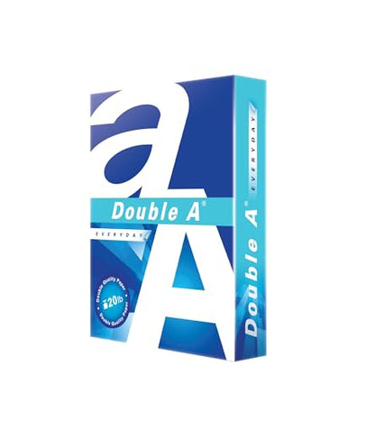 Double A Everyday Multipurpose Copy Printer Paper, Letter Size 8.5" x 11", 96 Brightness, 20 lb, 10 Reams (5000 Sheets)