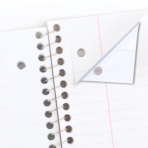 Mead Spiral Notebook, 6 Pack, 1 Subject, Wide Ruled Paper, 7-1/2" x 10-1/2", 70 Sheets per Notebook, Colors Will Vary (930201-ECM25) - size: Pack of 6