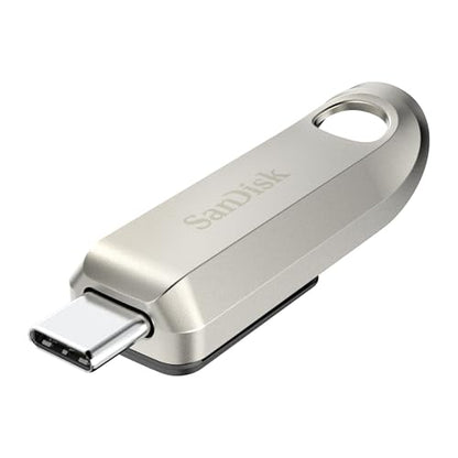 SANDISK 256GB Ultra Luxe USB Type-C Flash Drive - Up to 400MB/s, USB 3.2 Gen 1, Premium Metal Design - SDCZ75-256G-G46 - size: 256GB