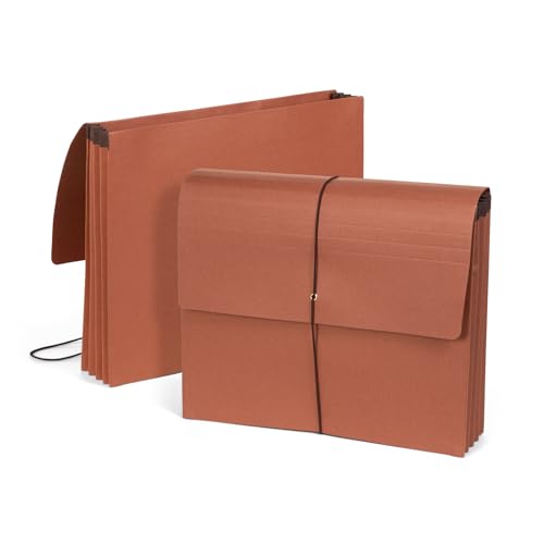 Blue Summit Accordion File Wallet with Flap and Cord Closure, Letter Size, 3.5” Expansion – 10 PackExpanding Accordion File Wallet, Letter Size, 3.5” Expansion, 10 File Wallets