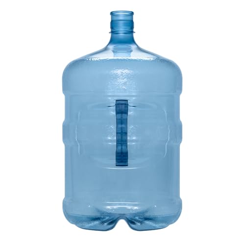 Brio B.P.A. Free 5 Gallon Plastic Crown Cap Reusable Water Bottle Container