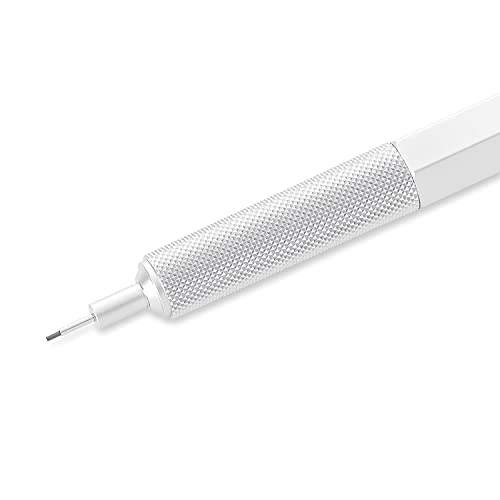 rOtring 600 Mechanical Pencil, 0.5 mm, Silver Barrel (1904445) - color: Silver, size: 0.5mm