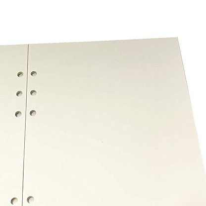 Harphia A5 Planner Paper Refills, 100gsm Thicker Blank Paper for Filofax, 6 Ring Binder - color: Blank Paper, size: A5