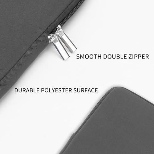 RAINYEAR Laptop Sleeve Case Compatible with 13.3 Inch Notebook Computer Chromebook 14" MacBook Pro/Max M1 M2 M3 M4 M5 Soft Bag Protective Cover with Accessories Pouch (Gray, Upgraded Version) - color: Gray(upgraded Version), size: 13"-13.3"