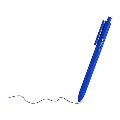 Staples TRU RED Retractable Gel Pens, Medium Point 0.7mm, Blue Ink, 24 Pack - Quick-Dry Pens for Smooth Everyday Writing - color: Blue, size: 1 Count (Pack of 24), style: Medium Point