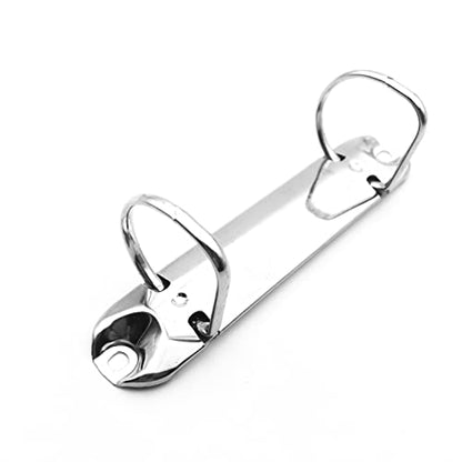2Pcs Top Binding 2 Ring Binder Mechanism, 2 D-Rings, 30mm Inner Height, 26mm Base Width, 133mm=5.2 inch Length, No Boosters, Ring Binder Parts for DIY Planner